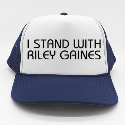 I Stand With Riley Gaines Trucker Hat