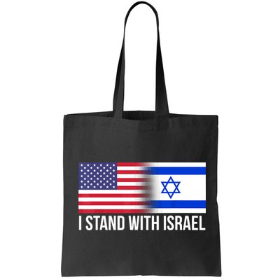 I Stand With Israel Usa Israeli Flag Jewish Bag