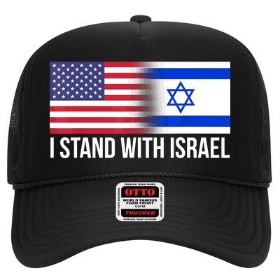 I Stand With Israel Usa Israeli Flag Jewish Trucker Hat