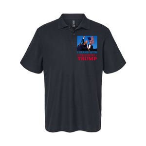 I Stand With President Trump After The Shooting At His Rally Softstyle Adult Sport Polo