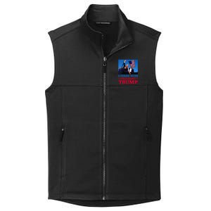 I Stand With President Trump After The Shooting At His Rally Collective Smooth Fleece Vest