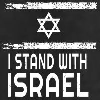 I Stand With Israel 7 Panel Mesh Trucker Snapback Hat