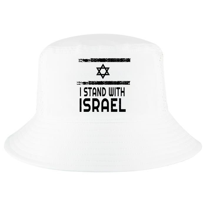 I Stand With Israel Cool Comfort Performance Bucket Hat