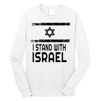 I Stand With Israel Long Sleeve Shirt