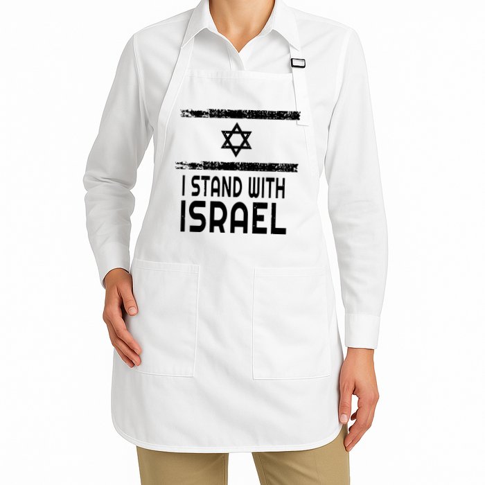 I Stand With Israel Apron