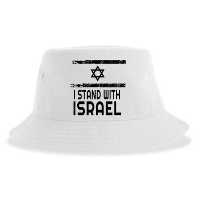 I Stand With Israel Sustainable Bucket Hat