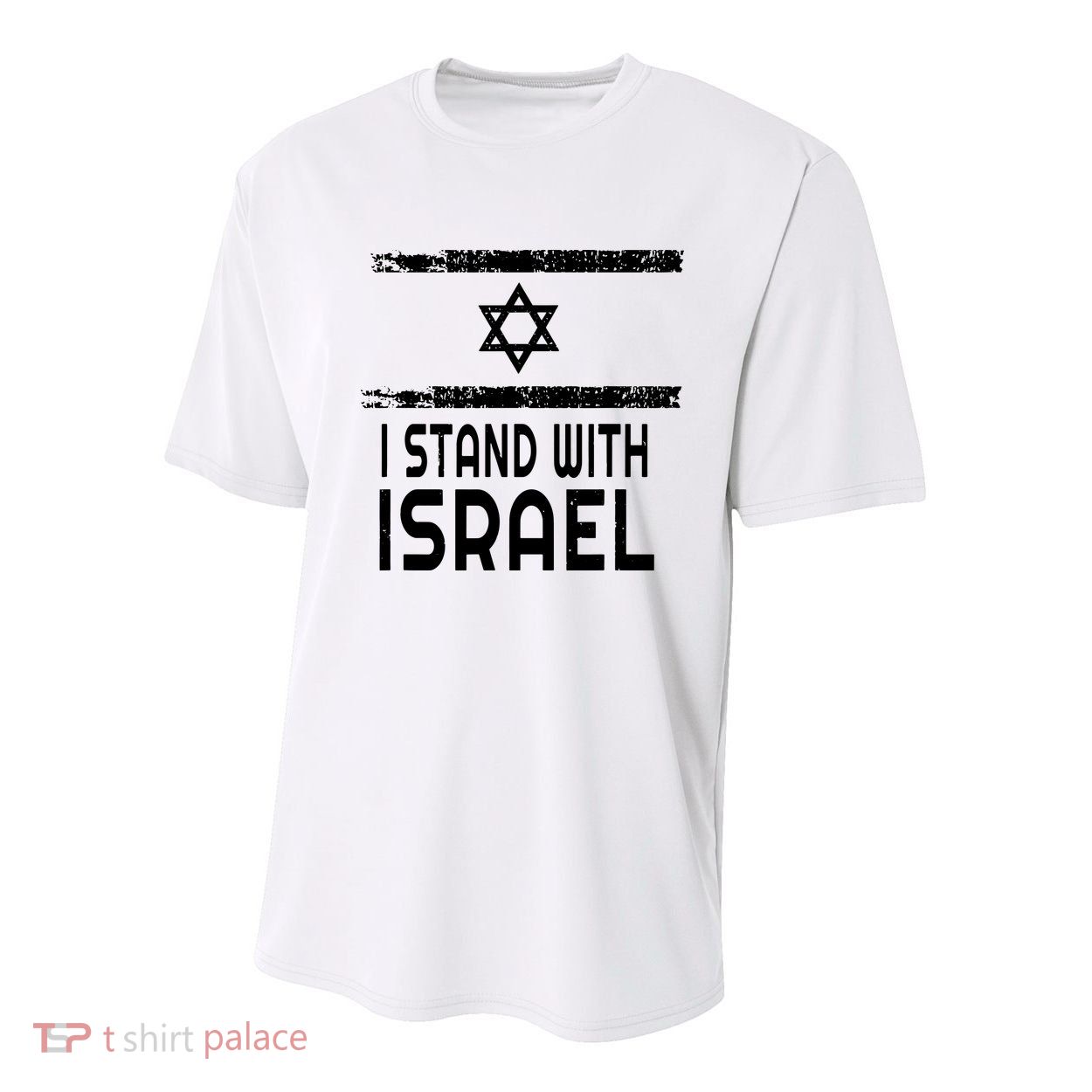 I Stand With Israel Youth Performance Sprint T-Shirt