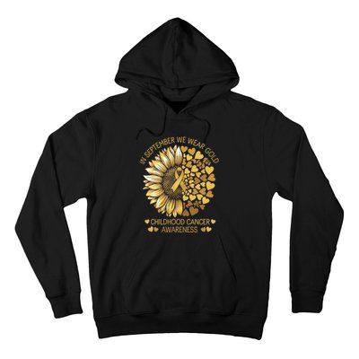 In September We Wear Gold Childhood Cancer Awareness Hoodie