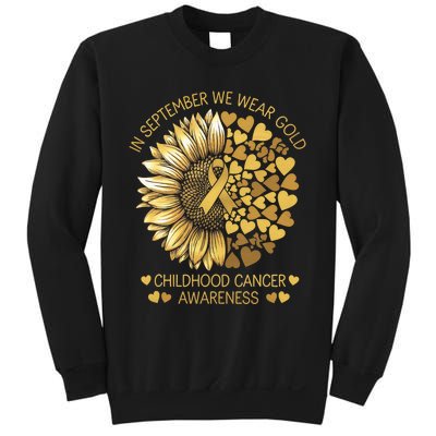 In September We Wear Gold Childhood Cancer Awareness Sweatshirt