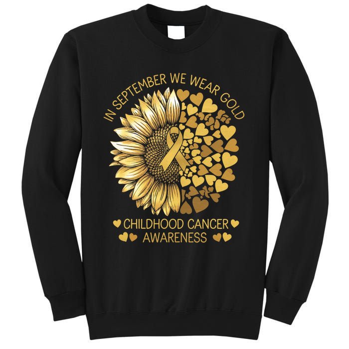 In September We Wear Gold Childhood Cancer Awareness Sweatshirt