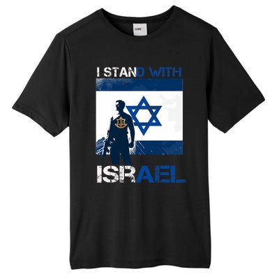 I Stand With Israel Support Israel Love Israeli Idf Tall Fusion ChromaSoft Performance T-Shirt