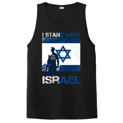 I Stand With Israel Support Israel Love Israeli Idf PosiCharge Competitor Tank