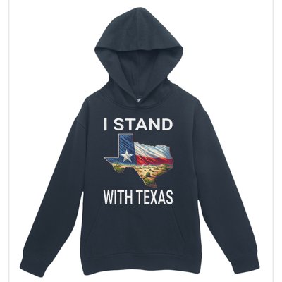 I Stand With Texas I Support Texas Urban Pullover Hoodie