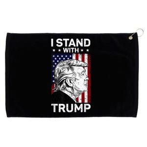 I Stand With Trump Pro Trump Free Trump Grommeted Golf Towel