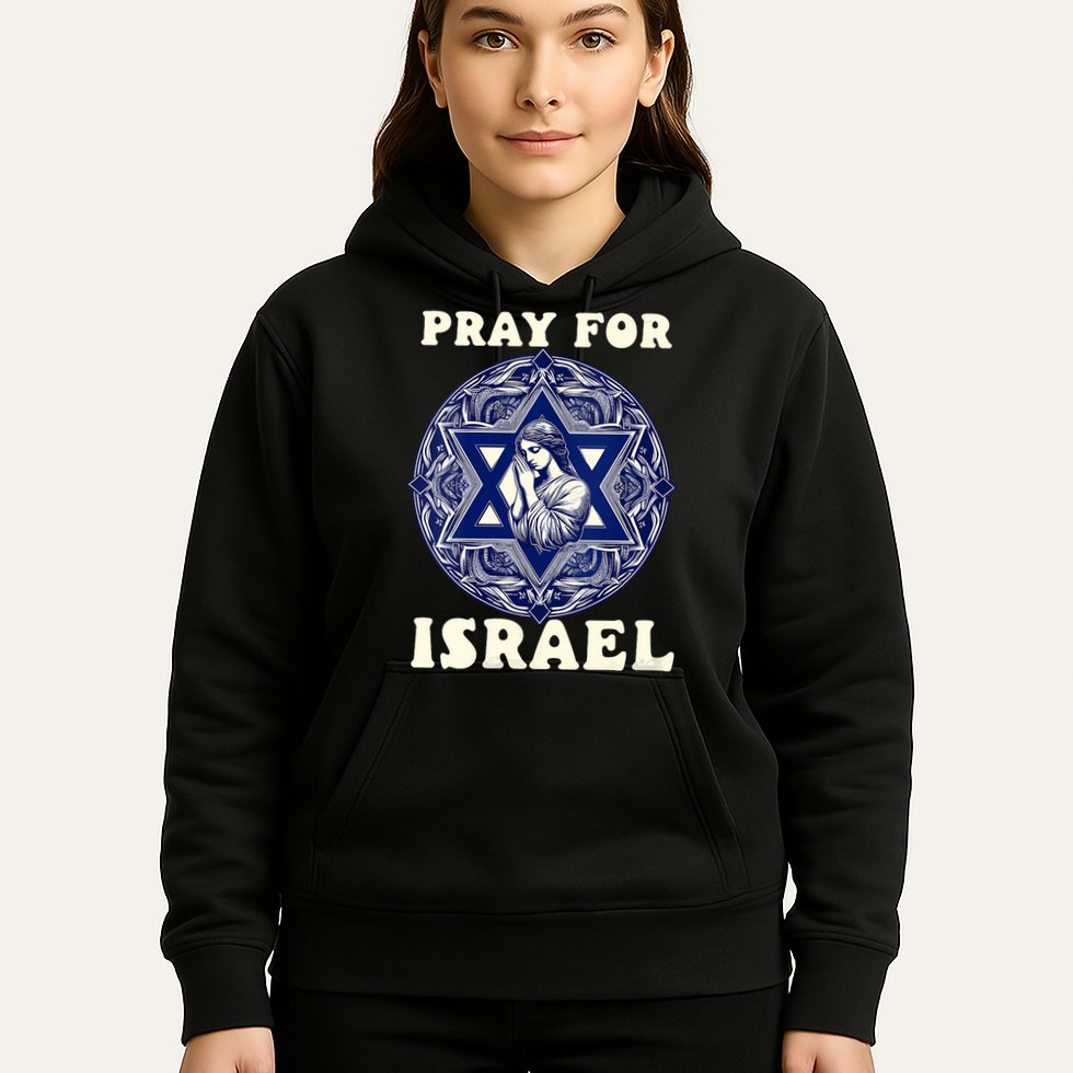 I Stand With Israel Support Israel Strong Pray For Israel Free Hoodie