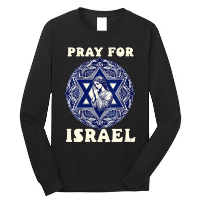 I Stand With Israel Support Israel Strong Pray For Israel Free Long Sleeve Shirt