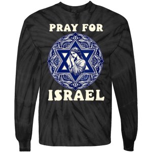 I Stand With Israel Support Israel Strong Pray For Israel Free Tie-Dye Long Sleeve Shirt