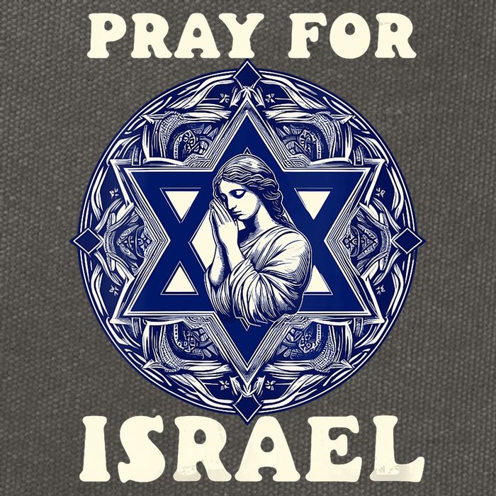 I Stand With Israel Support Israel Strong Pray For Israel Free Cotton Canvas Backpack