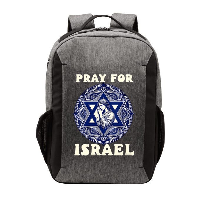 I Stand With Israel Support Israel Strong Pray For Israel Free Vector Backpack