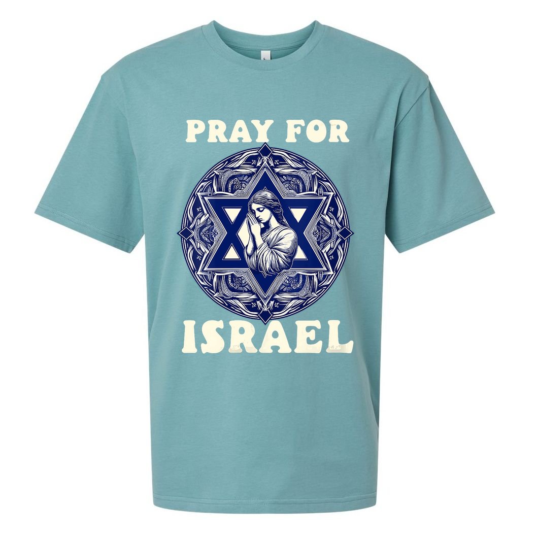 I Stand With Israel Support Israel Strong Pray For Israel Free Sueded Cloud Jersey T-Shirt