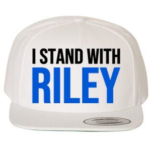 I Stand With Riley Gaines #ProtectWomensSports Wool Snapback Cap