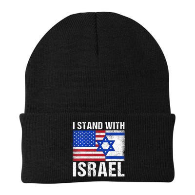 I Stand With Israel Patriotic T shirt USA and Israel Flag Beanie