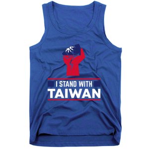 I Stand With Taiwan Raised Fist Gift Tank Top