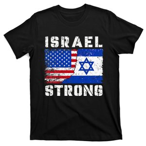 I Stand With Israel Pray For Israel US Israel Flag T-Shirt