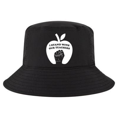 I Stand With Our Teachers & Stand Against Book Banning! Cool Comfort Performance Bucket Hat