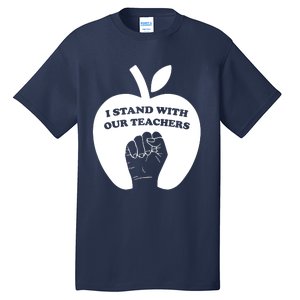 I Stand With Our Teachers & Stand Against Book Banning! Tall T-Shirt