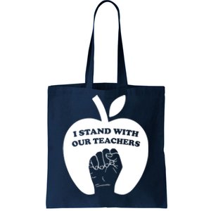 I Stand With Our Teachers & Stand Against Book Banning! Tote Bag