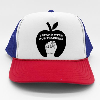 I Stand With Our Teachers & Stand Against Book Banning! Trucker Hat