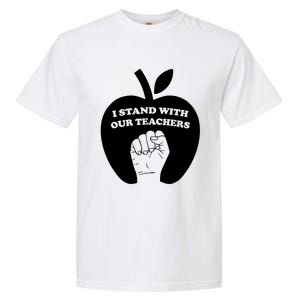 I Stand With Our Teachers & Stand Against Book Banning! Garment-Dyed Heavyweight T-Shirt