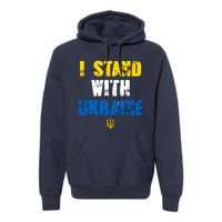 I Stand With Ukraine Premium Hoodie