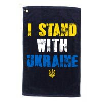 I Stand With Ukraine Golf Towel