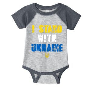 I Stand With Ukraine Infant Baby Jersey Bodysuit