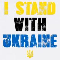 I Stand With Ukraine Garment-Dyed Sweatshirt