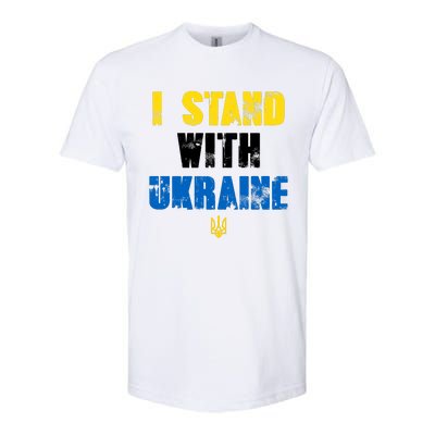 I Stand With Ukraine Softstyle CVC T-Shirt