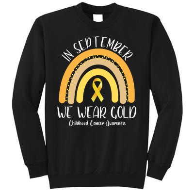 In September We Wear Gold Childhood Cancer Awareness Sweatshirt