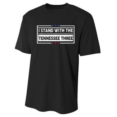 I STAND WITH THE TENNESSEE THREE Performance Sprint T-Shirt