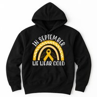 In September We Wear Gold Childhood Cancer Hoodie