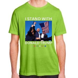 I Stand With Donald Trump After Shooting At Rally Adult ChromaSoft Performance T-Shirt