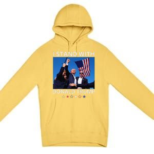 I Stand With Donald Trump After Shooting At Rally Premium Pullover Hoodie