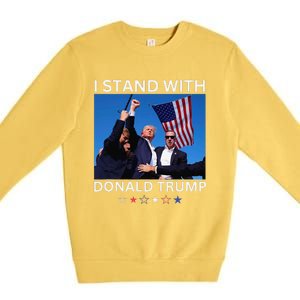 I Stand With Donald Trump After Shooting At Rally Premium Crewneck Sweatshirt