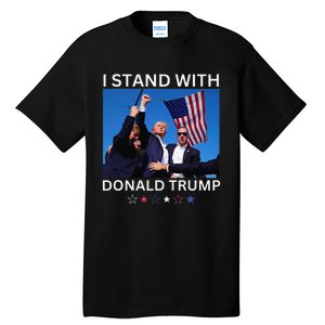 I Stand With Donald Trump After Shooting At Rally Tall T-Shirt