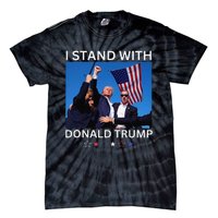 I Stand With Donald Trump After Shooting At Rally Tie-Dye T-Shirt