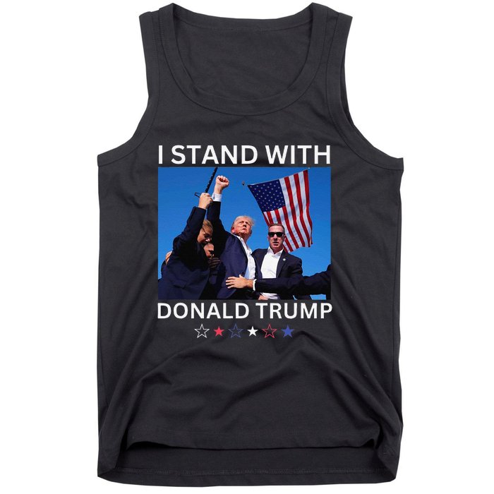 I Stand With Donald Trump After Shooting At Rally Tank Top