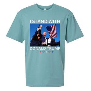 I Stand With Donald Trump After Shooting At Rally Sueded Cloud Jersey T-Shirt