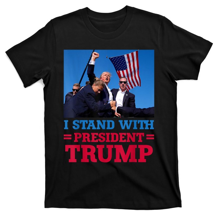 I Stand With President Trump After The Shooting At His Rally T-Shirt