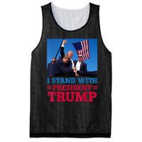 I Stand With President Trump After The Shooting At His Rally Mesh Reversible Basketball Jersey Tank